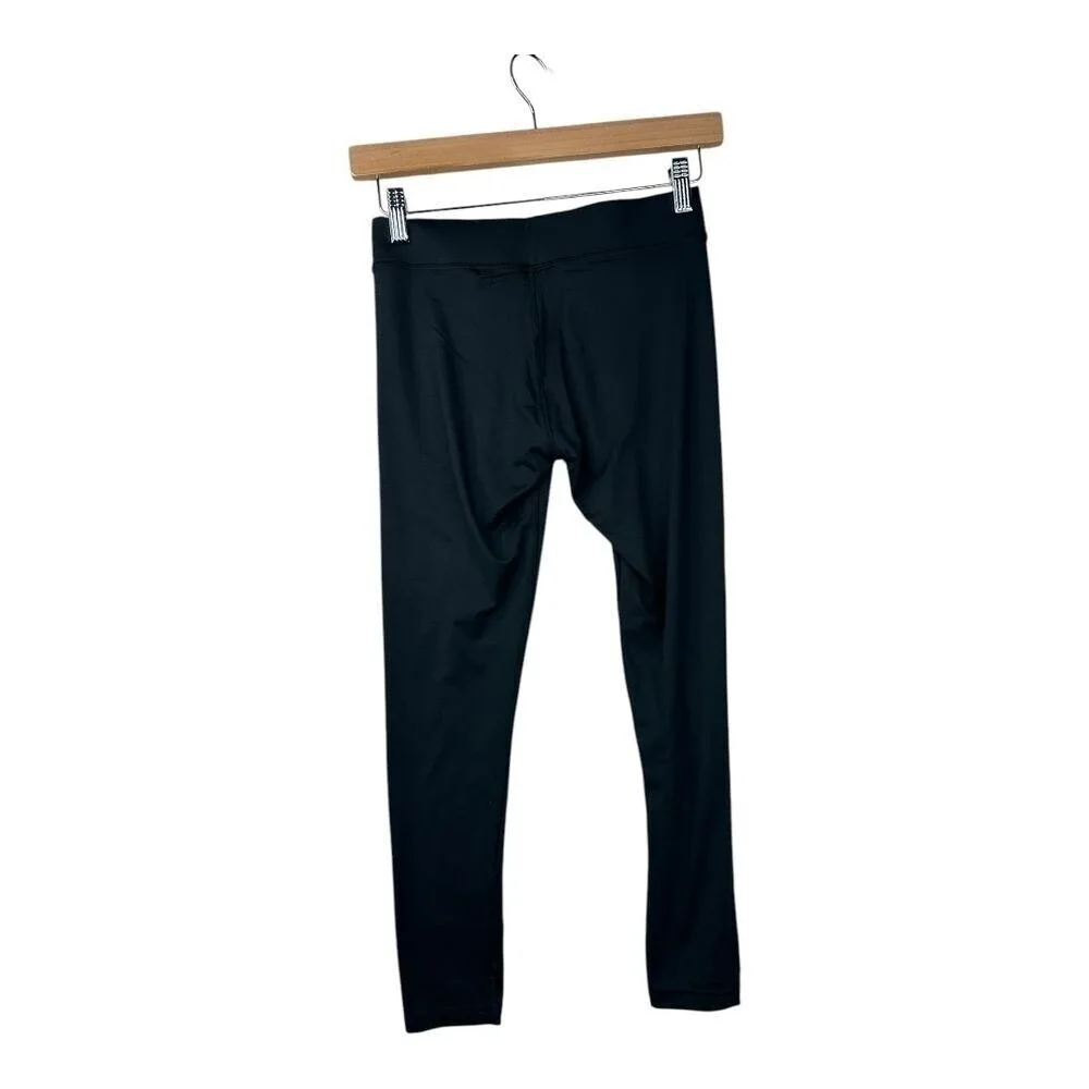 NWT Converse Girls Patch High Rise Leggings size Large‎ Black